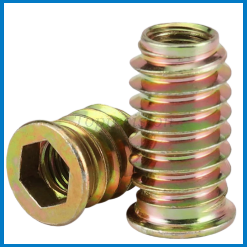 白锌沉头内外牙螺母