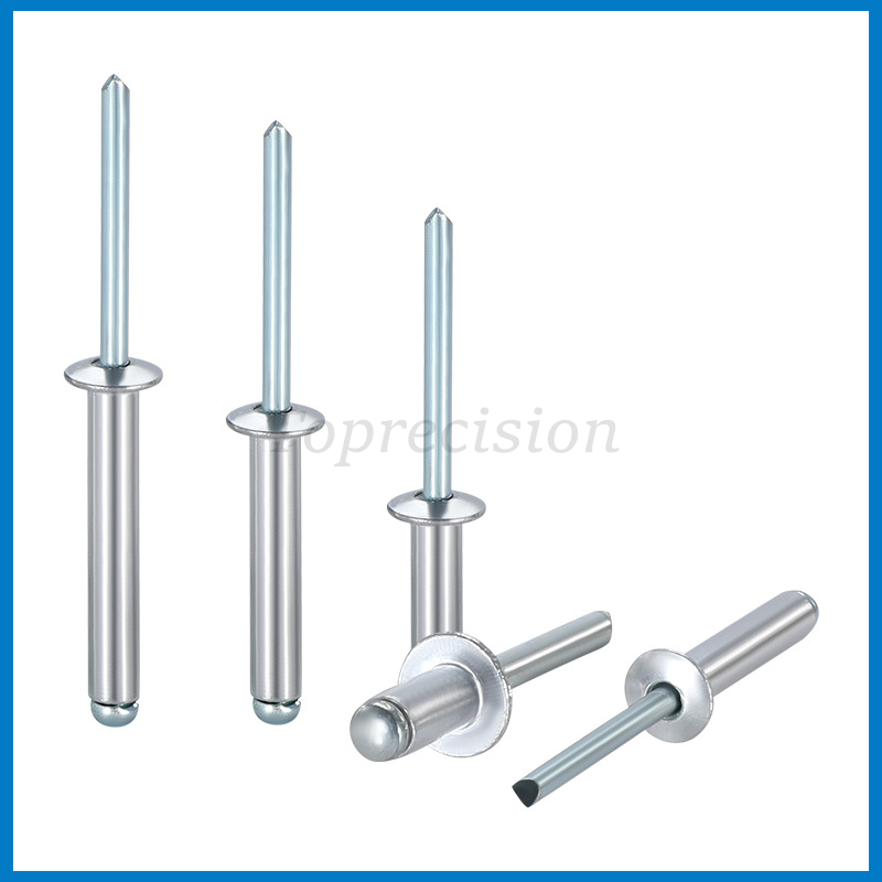 开口型扁圆头抽芯铆钉